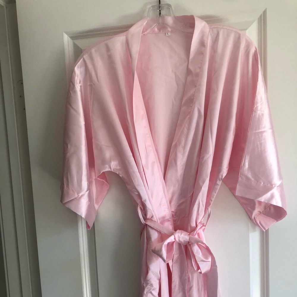 Beautiful Pink Bridal Robe.